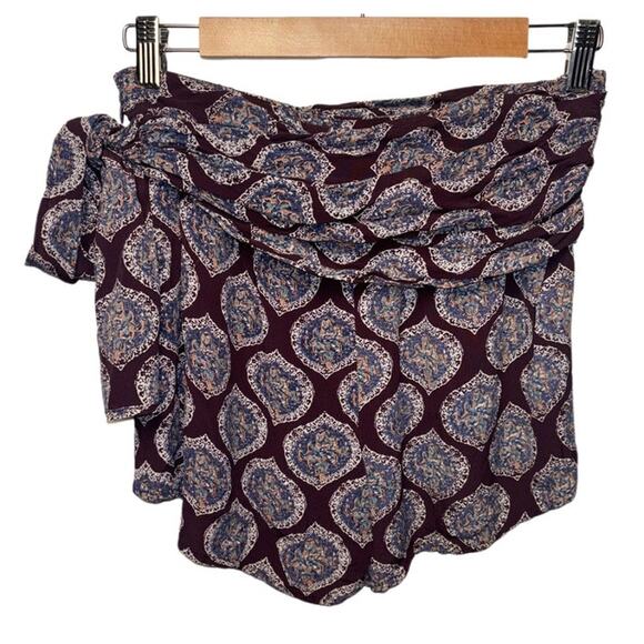 Free People Boho Shorts | Extreme Solid Wrap Tie Waist Shorts Women’s size 2 - Picture 4 of 16